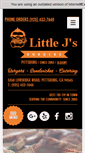 Mobile Screenshot of littlejsburgers.com